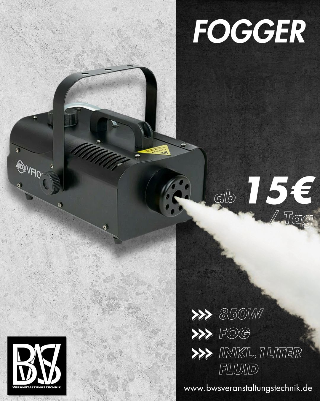ADJ VDF 1100 - Professionelle Nebelmaschine für Veranstaltungen